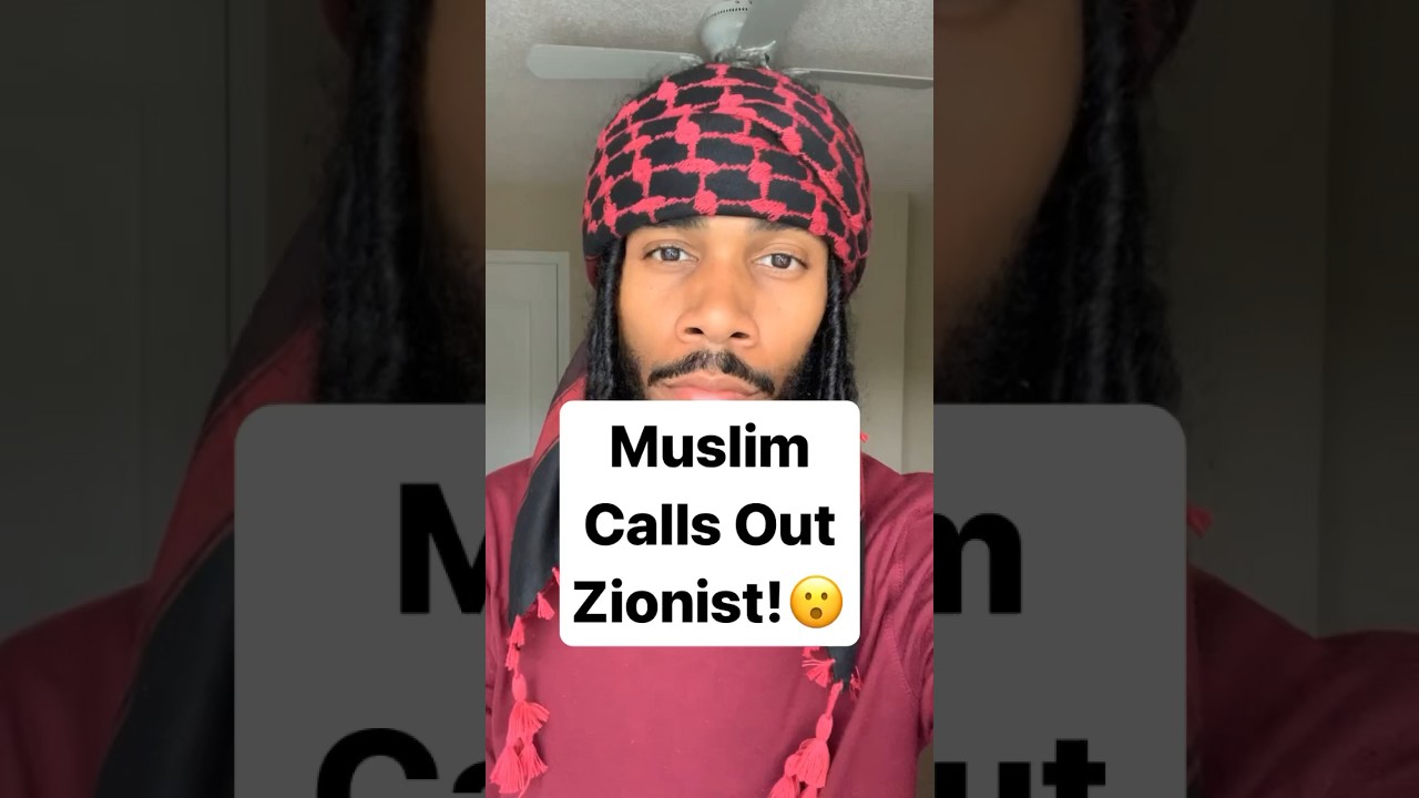 Muslim Calls Out Zionist #palestine #freepalestine #israel
