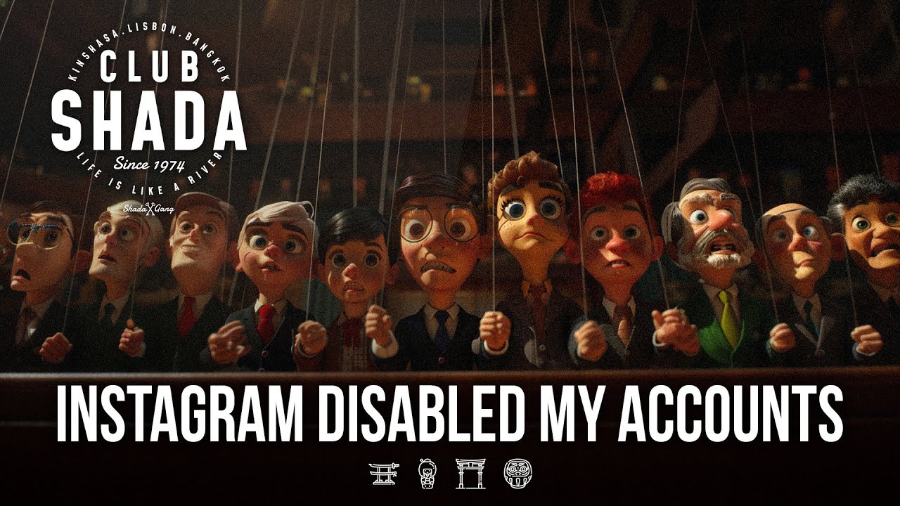 Club Shada #370 - Instagram disabled all my accounts