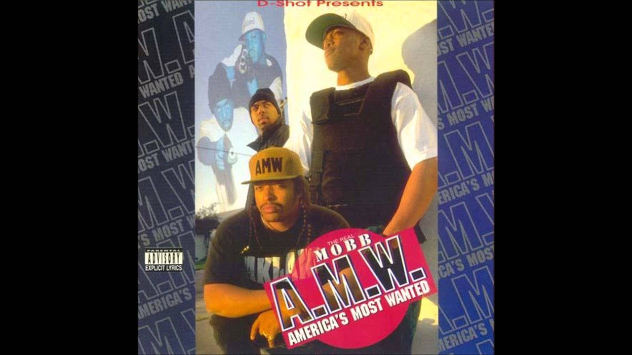 A.M.W. America's Most Wanted - Mobb Life 1995 Rare Oakland Cali Rap Bay Area