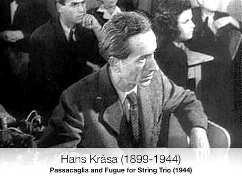 Hans Krása: Passacaglia and Fugue for String Trio (1944)