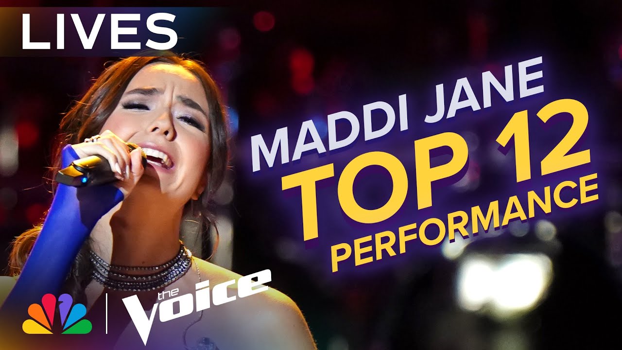 Maddi Jane Performs "Happier Than Ever" by Billie Eilish | The Voice Lives | NBC