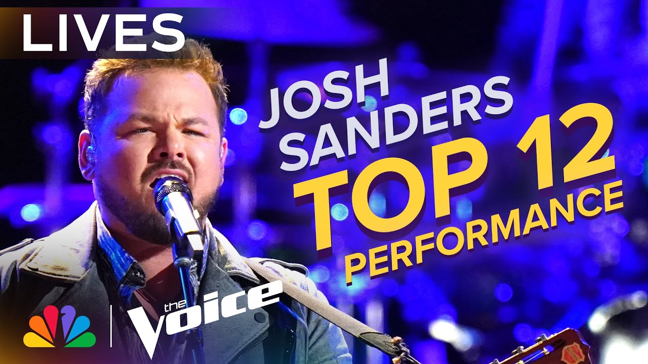 Josh Sanders Performs "Angels (Don't Always Have Wings)" by Thomas Rhett | The Voice Lives | NBC