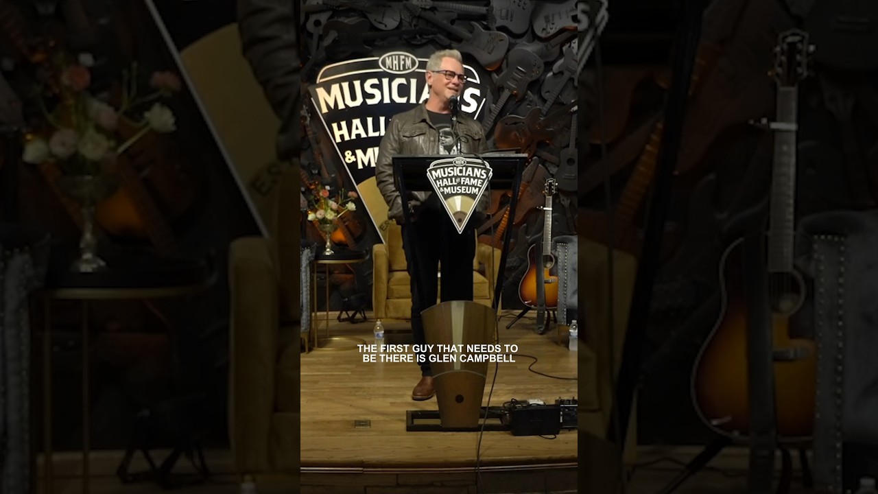 Got to honor the life of one of my musical heroes, Glen Campbell at the Musicians Hall of Fame!