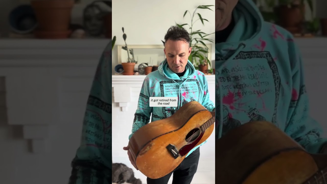 Gord Downie's Brother Shows Gord's Old Guitar