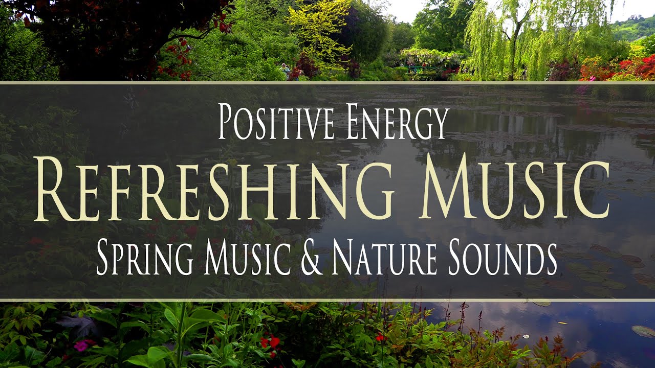 Refreshing Positive Energy Music with Spring footage🌼🌸🌷🌿 for Massage, Yoga, Meditation, Study, Focus