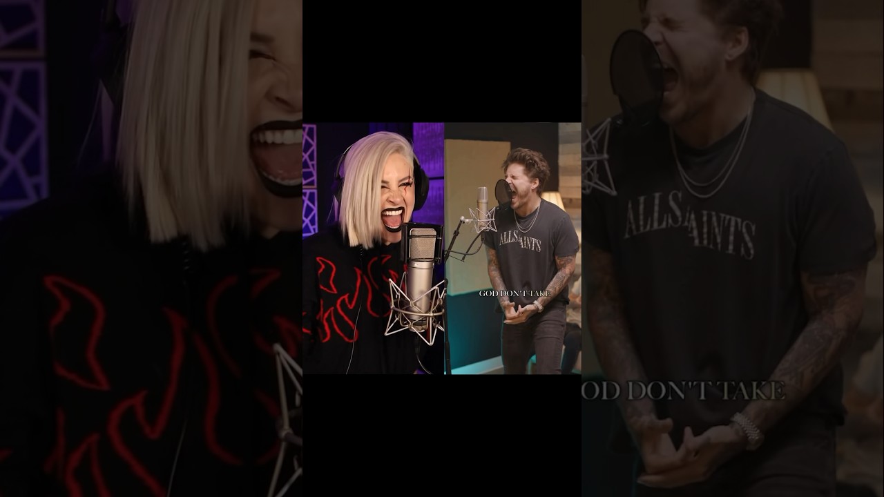 Loved doing this duet! @OurLastNightBand  #beautifulthings #bensonboone #cover #metalcover #duet