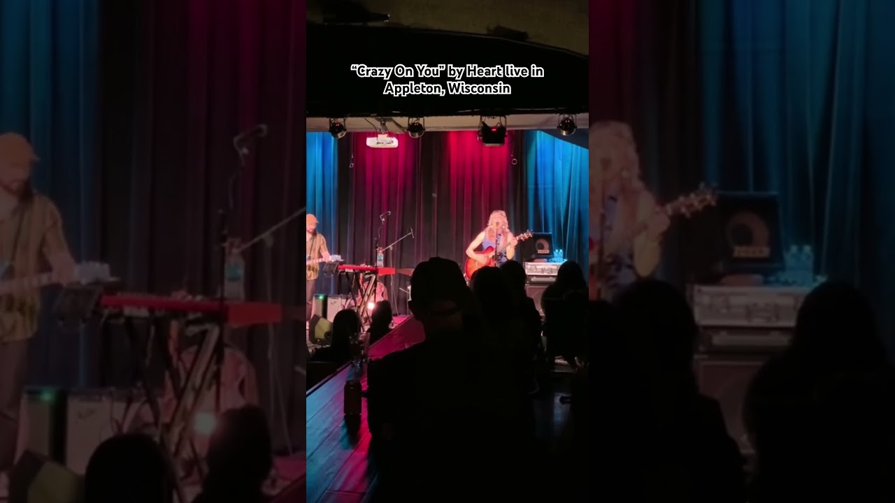 “Crazy On You” by Heart performed live in Appleton, Wisconsin at @gibsoncommunitymusichall1280