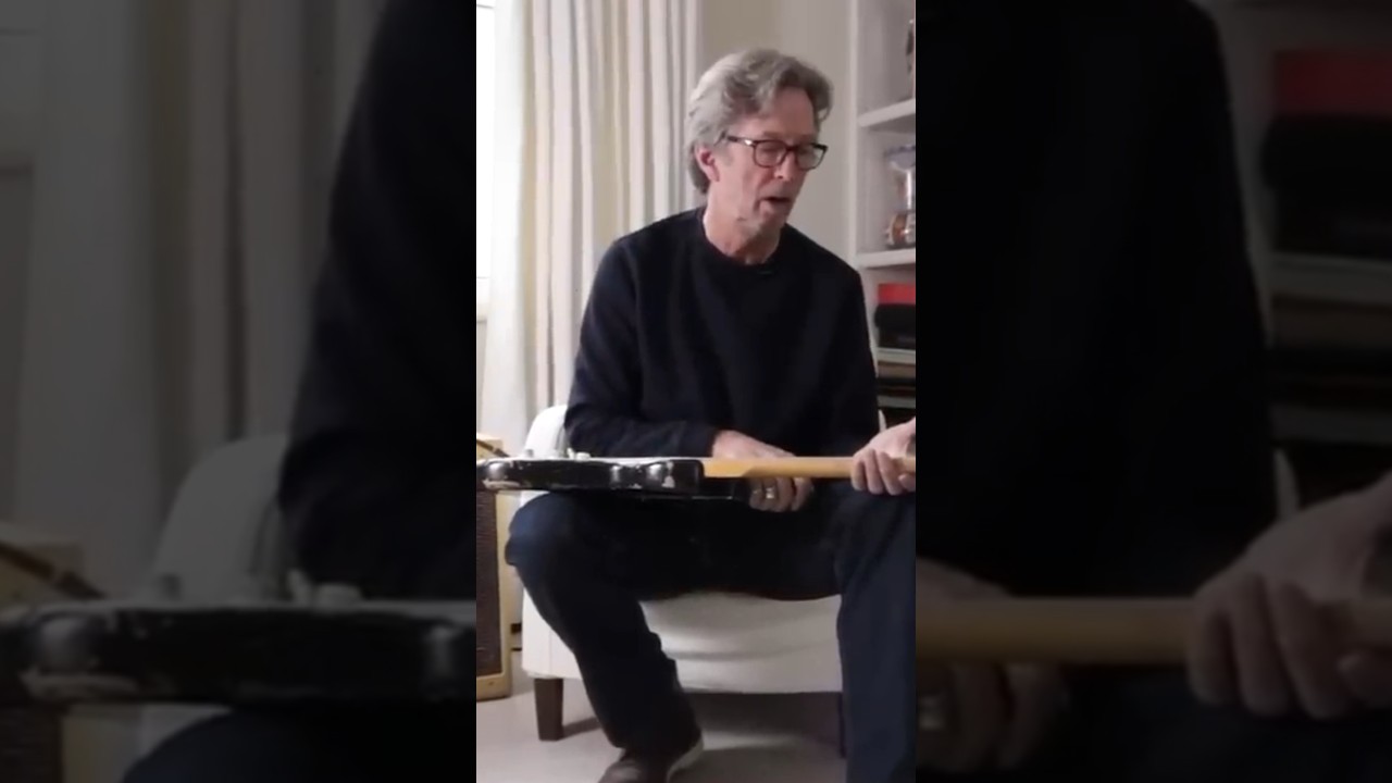 Eric Clapton on Fender's "Brownie" tribute stratocaster #EricClapton #Fender #Stratocaster