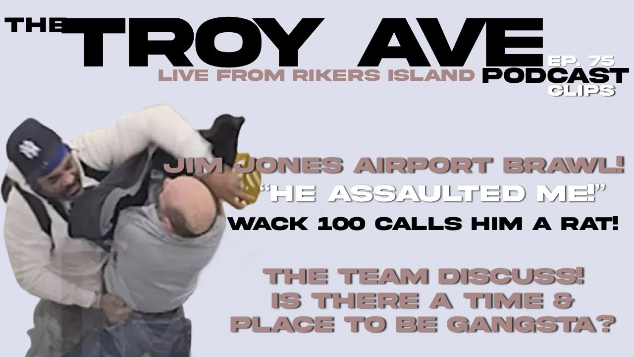 Jim Jones Fights Off 2 Attackers (Clips) | Troy Ave Podcast ep 75