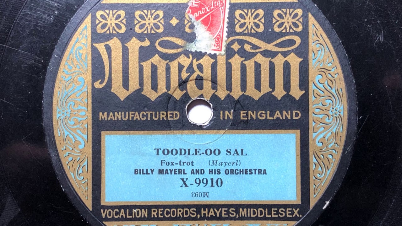 Toodle-oo Sal - Billy Mayerl And His Orchestra