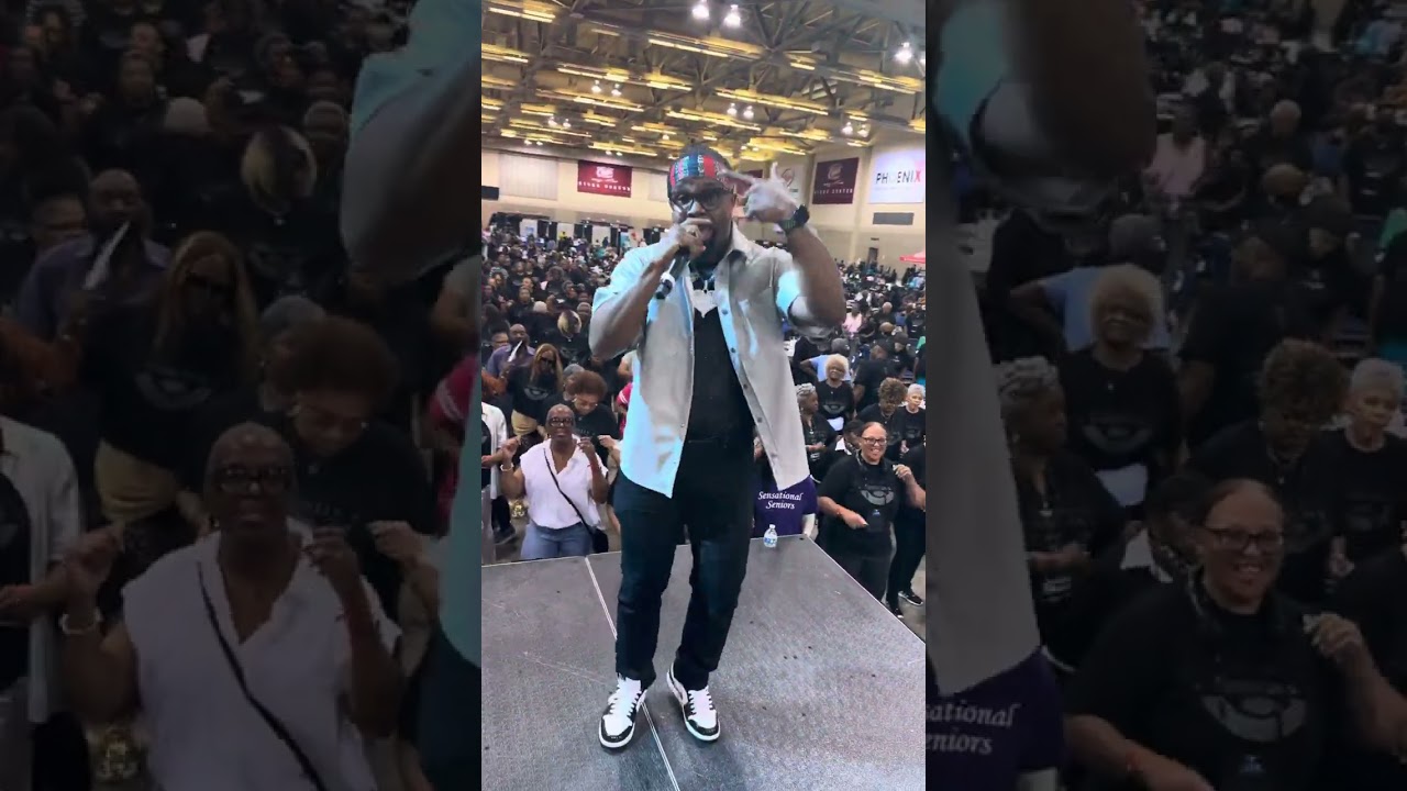 Cupid #TheLinedanceking Performs his hit FLEX in Baton Rouge
