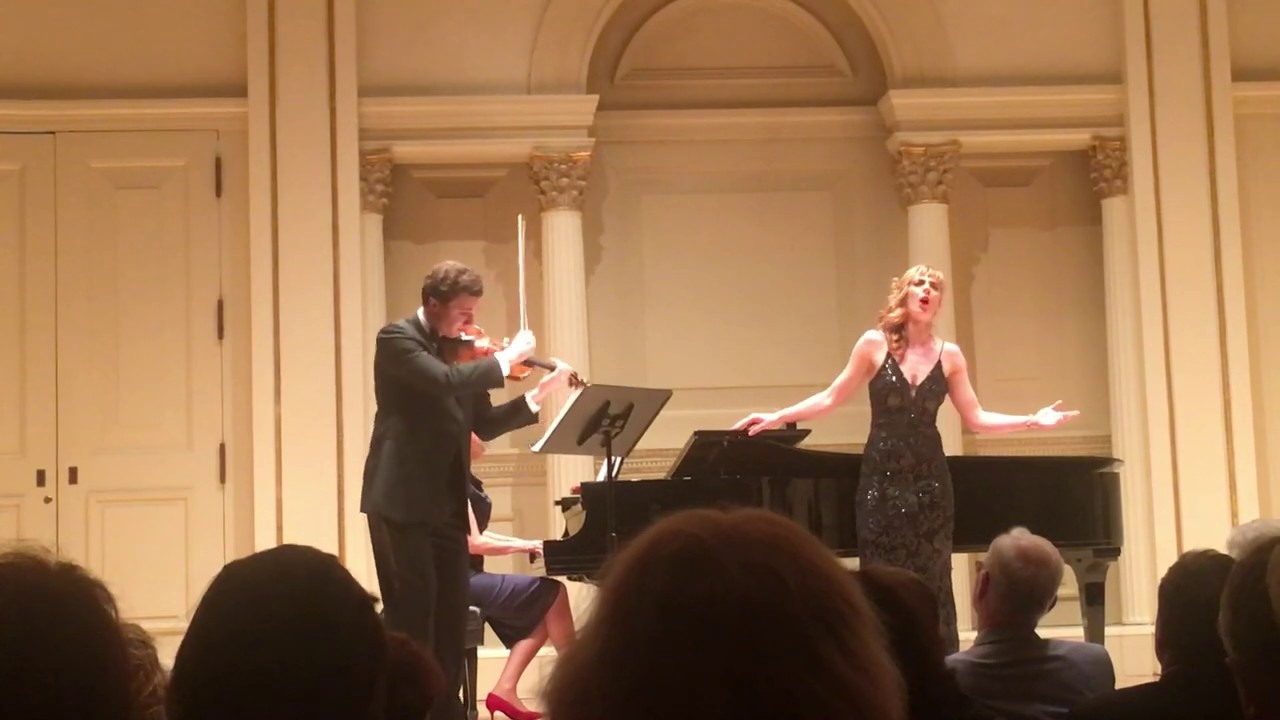 Emily Riedel sings "Grajek" by Stanislaw Moniuszko at Carnegie Hall in New York City.