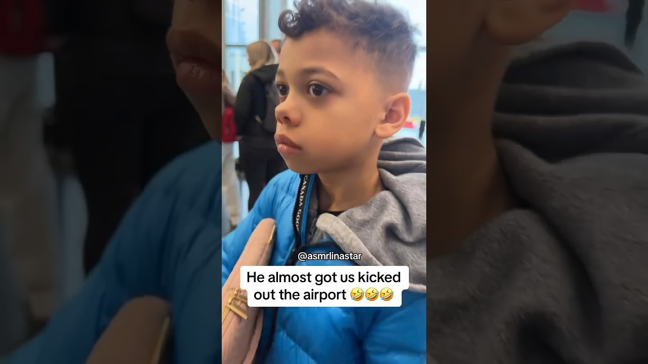 Son gets KICKED out of AIRPORT for this😂