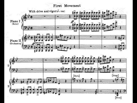 Morton Gould - American Concertette for piano and orchestra (audio + sheet music)