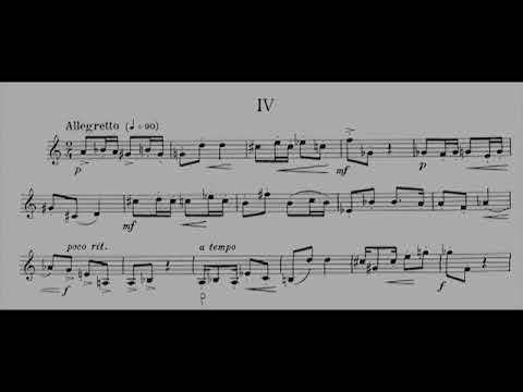 Ernst Krenek - Monologue for Clarinet Solo, Op. 157 (1956) [Score-Video]