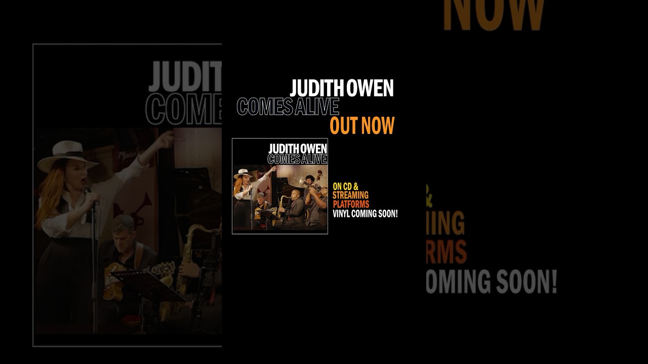 ‘Judith Owen Comes Alive’ is out NOW! 💥
