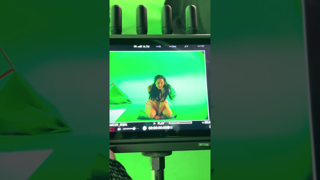 We fr had a green screen and a dream ….. THANK U FOR THE LOVE ON “PLUTO” ❤️❤️❤️