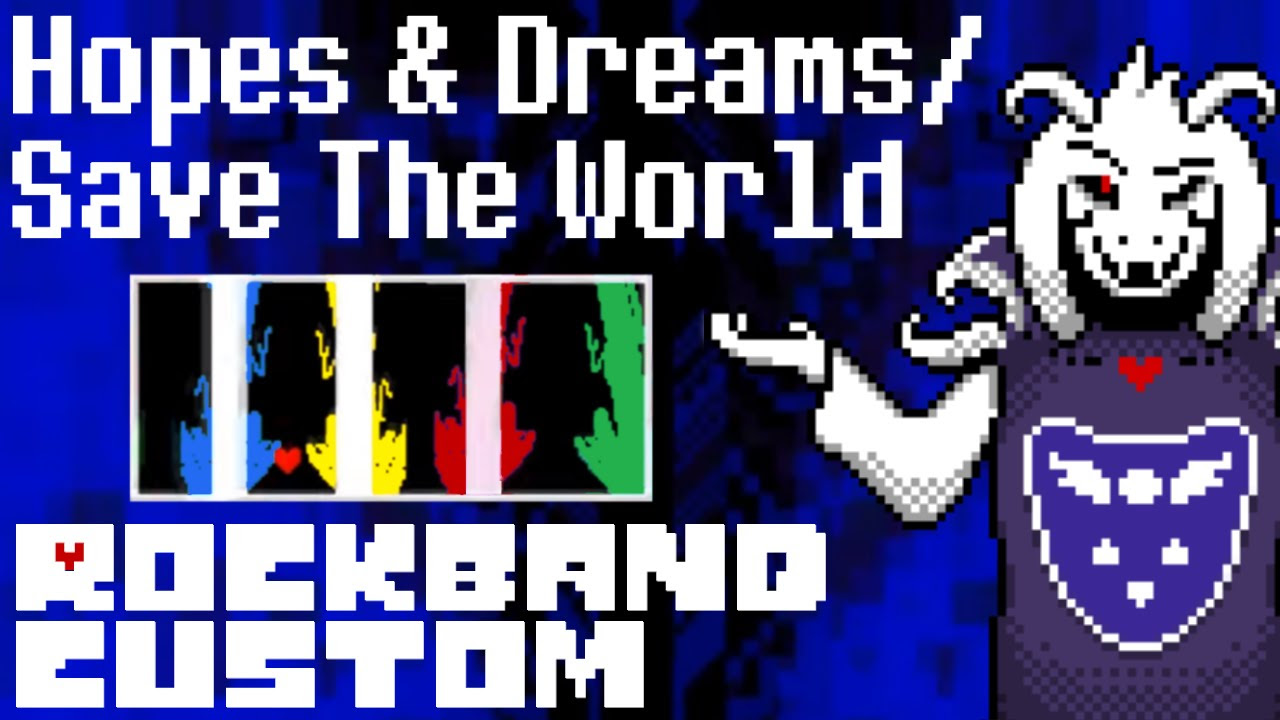 Toby Fox - Hopes and Dreams / SAVE the World - Rock Band 3 Custom