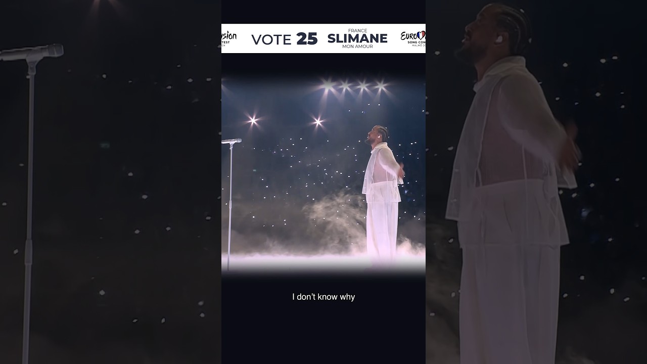 VOTE 25 for Slimane & for France at the #eurovision2024 🇫🇷 #slimane #eurovision