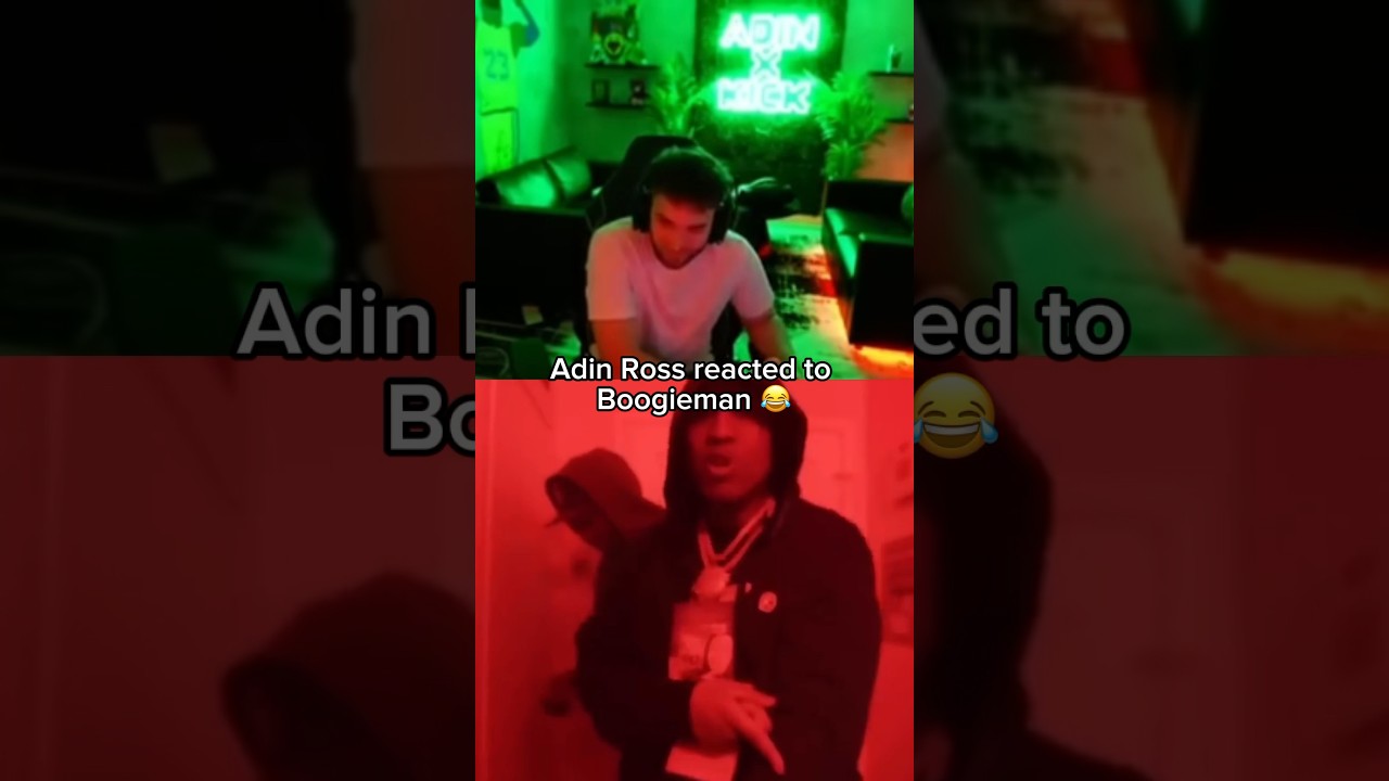Adin Ross reacting to Boogieman #ebkjaaybo #stockton #rap