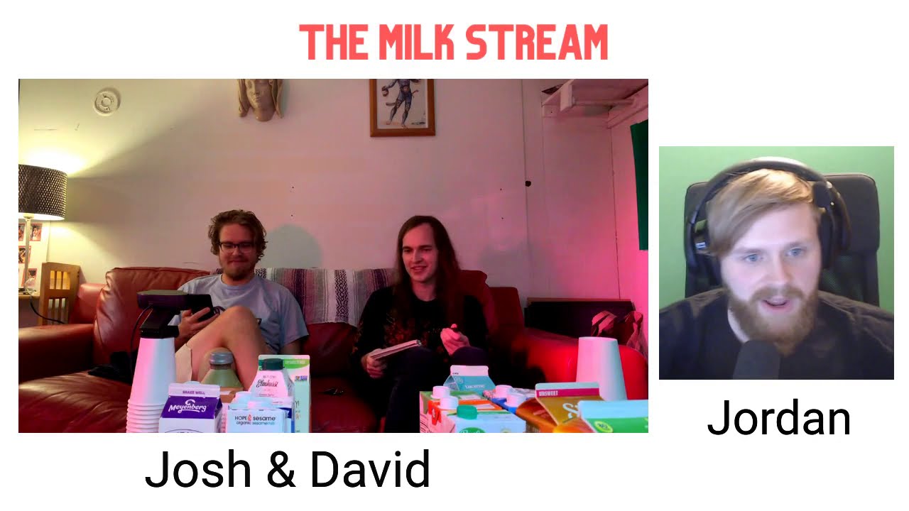 SEACATS PRESENTS: "The Milk Stream" ---live rating of every milk alternative by rock band SEACATS
