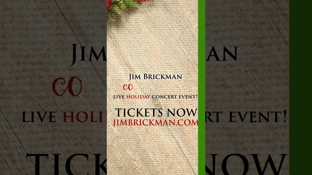 👀ANNOUNCING👀 - Jim Brickman • Comfort & Joy Holiday Tour 2024! 😄