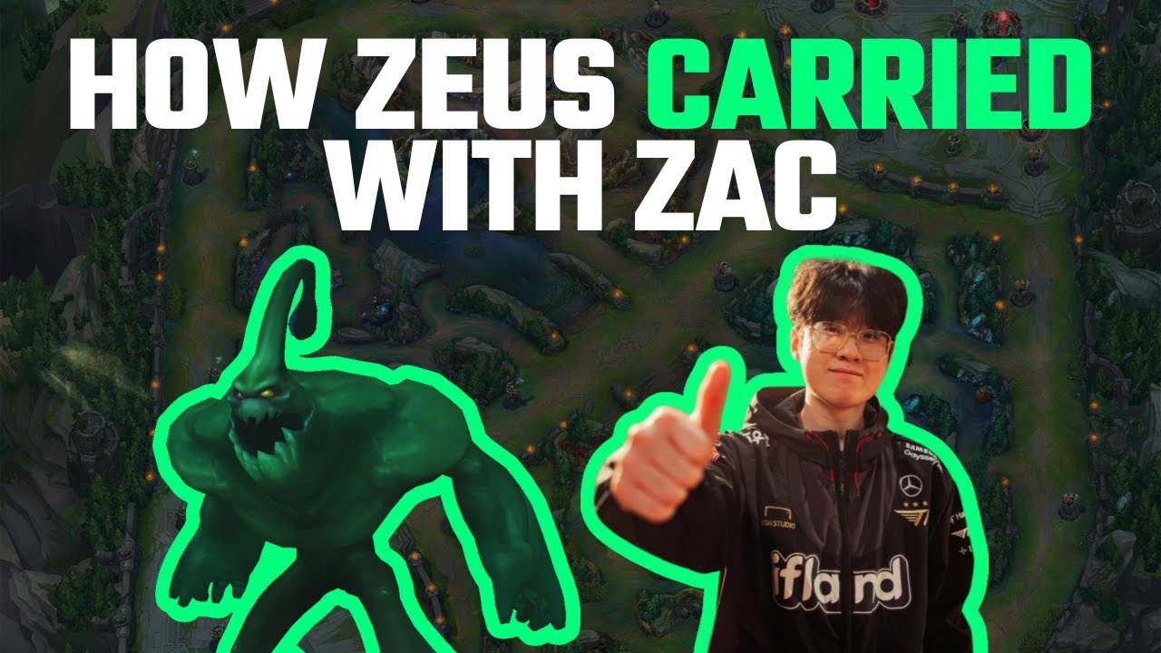 HOW ZEUS CARRIED WITH ZAC | T1 Zeus Zac Top Review