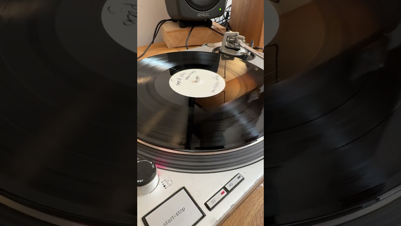Testing out the test pressing - Remember Night Version #shorts #vinyl #newmusic