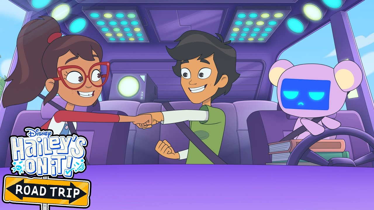 Hailey's On It: Road Trip | NEW SHORTS | Road Trip | @disneychannel