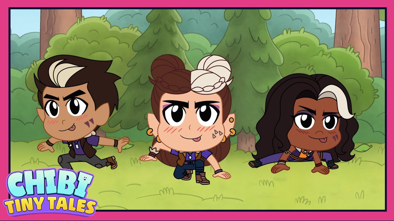 ZOMBIES Chibi Tiny Tales | Werewolf Bath Time 🐺 | @disneychannel