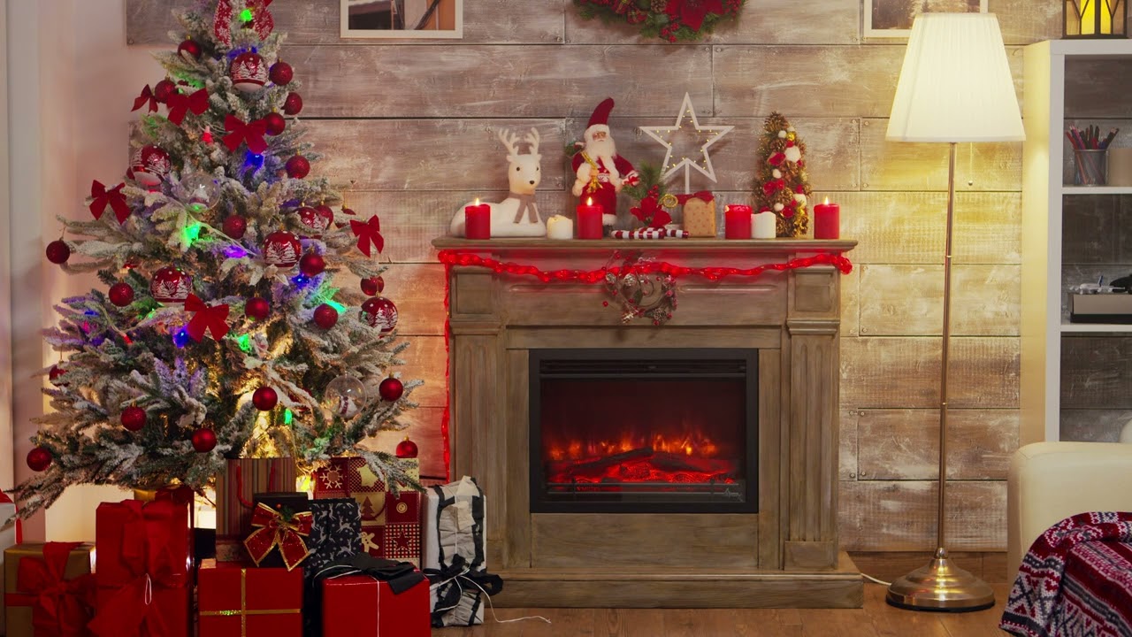 Cozy Fireplace with Holiday Music - Have Yourself A Merry Little Christmas