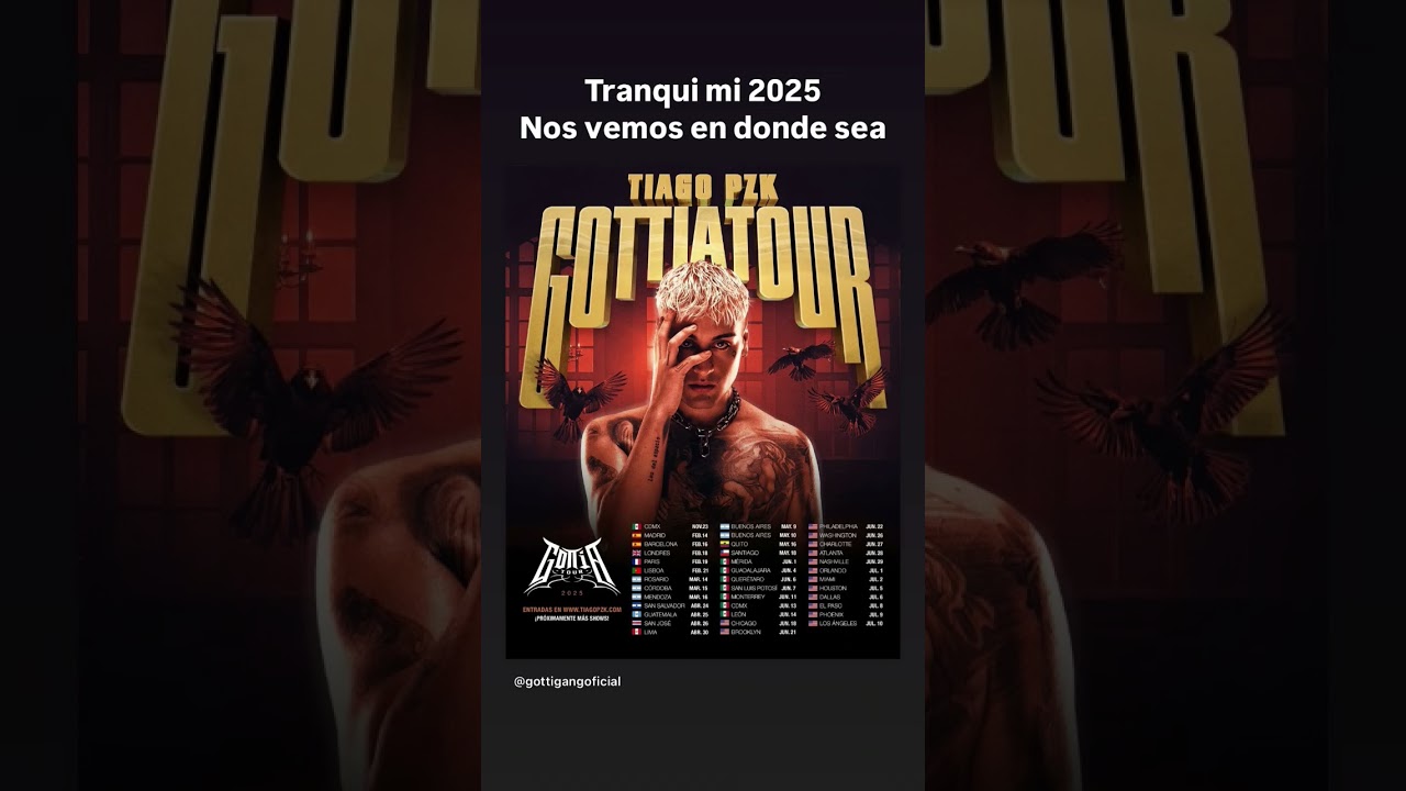 #tiagopzk #gottia #gottiatour #tour #2025 #todaslaaestrellas #estrellas #fama #show #concierto