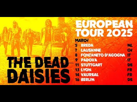 The Dead Daisies European Tour 2025