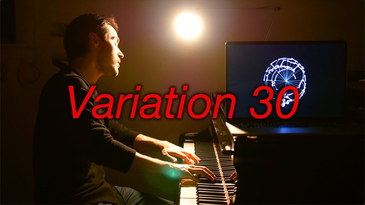 Goldberg Variations Var 30 #BachUpsideDown