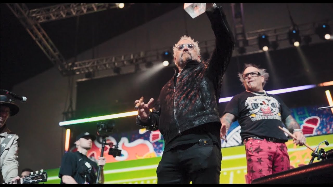 A wild time with Guy Fieri before the Super Bowl