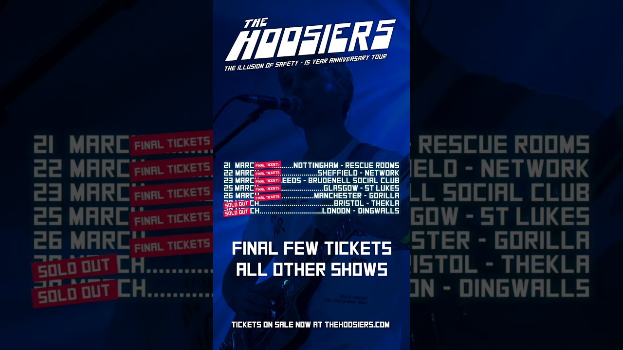 FINAL tickets for 'The Illusion of Safety' 15th Anniversary Tour! Snap 'em up while you still can.