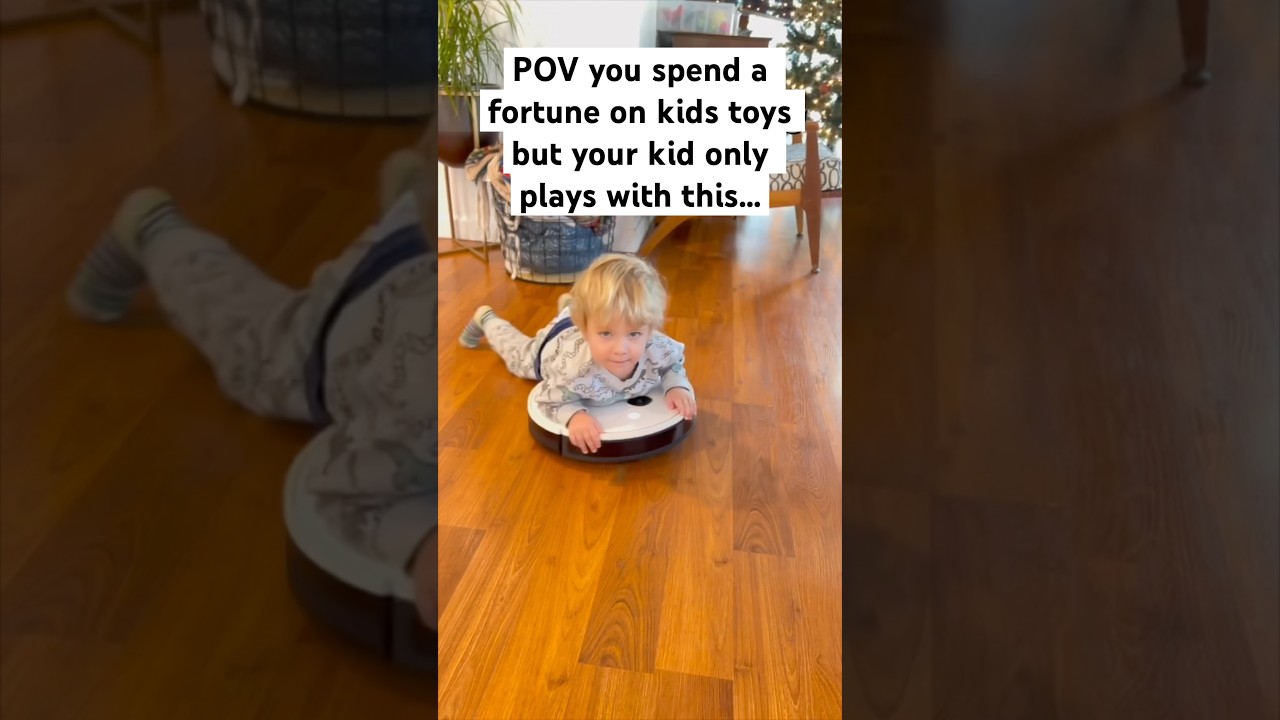 My kid only plays with this 🤦🏻‍♂️ #relatable #parenting #momlife #dadlife #vacuum #kidstoys