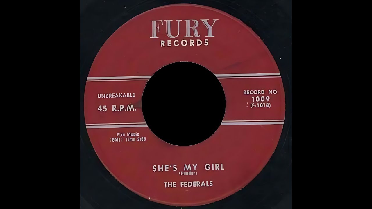 The Federals - She's My Girl 1957 UT