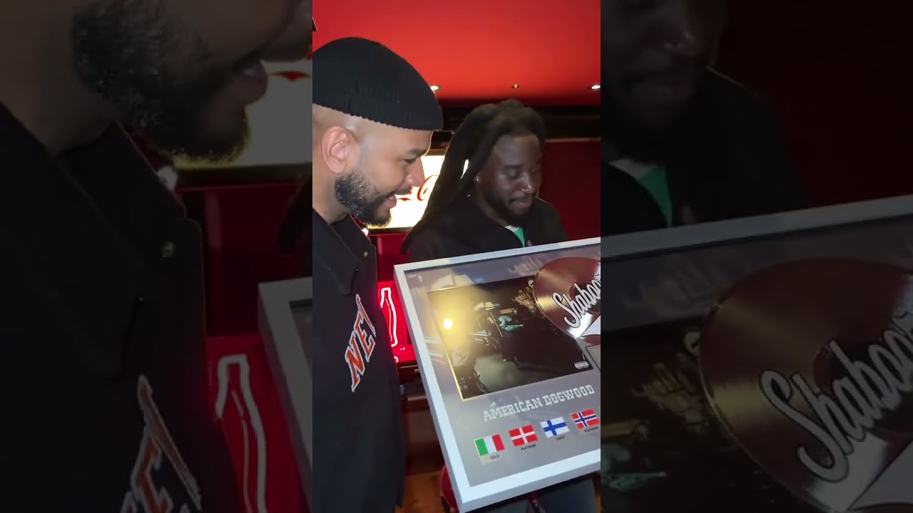 Shaboozey receives global platinum plaque