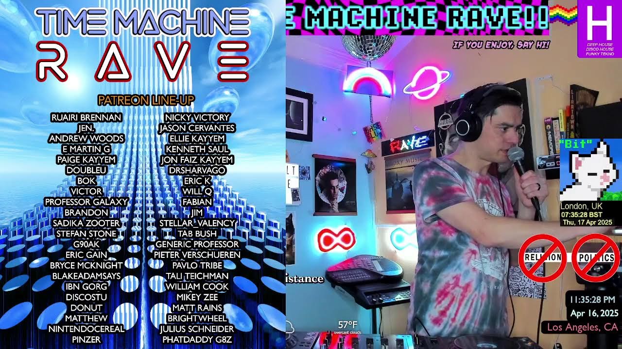TIME MACHINE RAVE - Ep. 1085 - The DISCO Dimension - 90s House & Techno