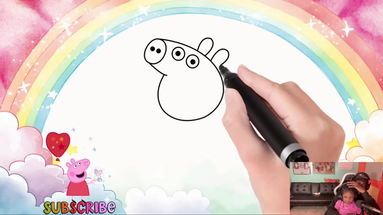Peppa Pig Drawing - Daddy Daughter Reaction