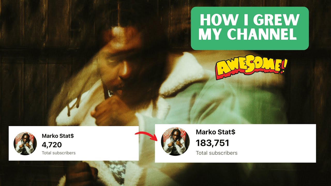How I went from 4,000 Subs to 180,000 Subs in 1 YEAR!