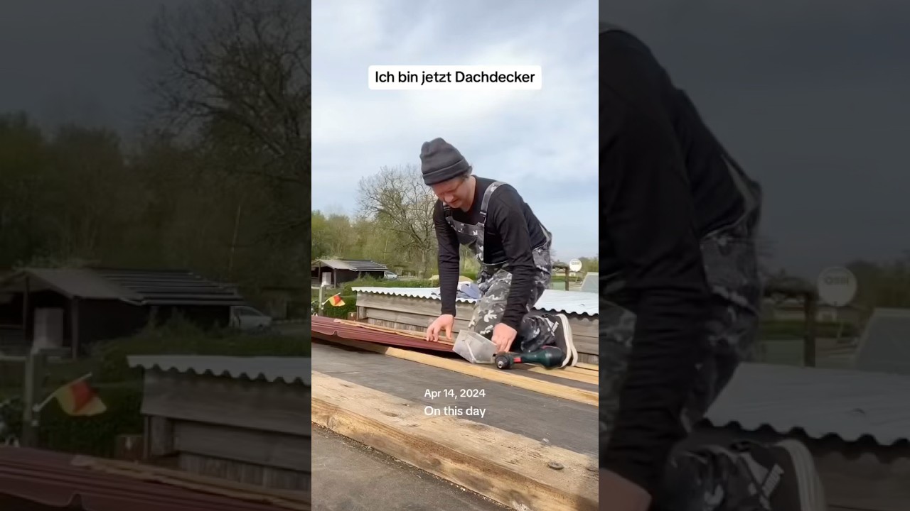 Some roof work with my dad 👨 I love this time with him ❤️🙃✌️ спасибо за всё папа 🙃 #forfamilies