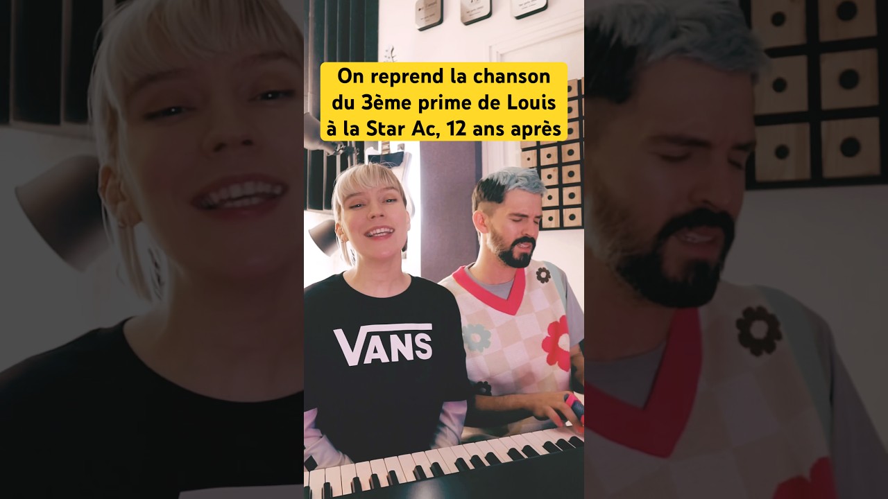 On reprend la chanson du 3ème prime de Louis à la Star Ac, 12 ans après #staracademy #starac #cover