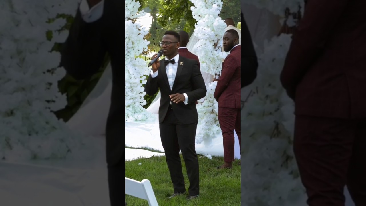 this couple asked me to sing at their wedding... I didn't expect the audience to singalong