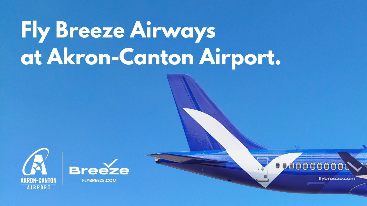 Breeze Airways at Akron-Canton Airport